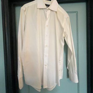 Saks white dress shirt